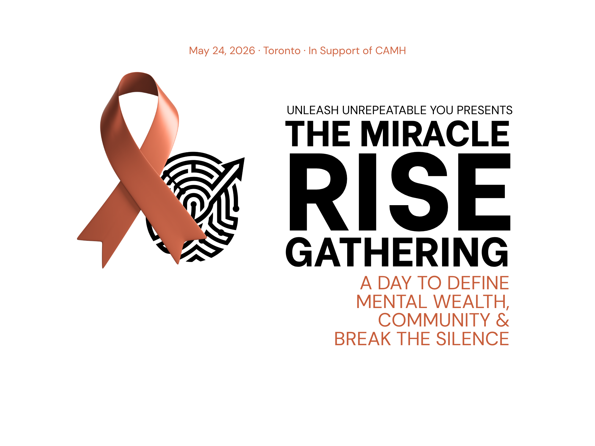 The Miracle Rise, Toronto's first Mental Wealth gathering, May 24, 2026